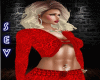 SEV lace Red ful outfit