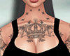 Black Tatted Tank Top