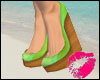 BeachCutie Wedges Green