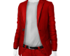Casual Red Suit