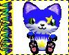 star cat blue Chibi