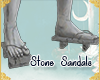 !A| Stone Asian Sandals