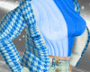 layer jacket blue
