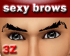      #3Z brows cut black