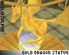 Gold Dragon Statue