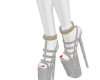 Silver Studded Heels