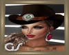 GS Brown Cowgirl Hat