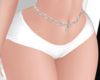 at. white shorts