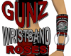 @Studded Rose wristbands