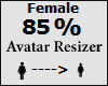 Avatar scaler 85% Female