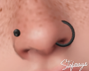 S. Nose Piercings Black