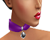 Purple PVC Bell Collar