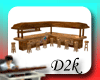 D2k-9 Seat wooden bar