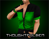 .TB. Green Block Shirt