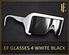 EF Glasses 4 M W/Black