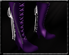 Lace Boots Purple