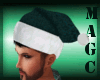 Santa mens green hat