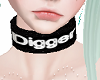 Digger black colar