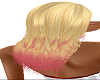 blond with pink tips 
