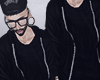 D| Black Hoodie