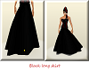 (TB) black long skirt