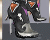 WESTERN SUEDE BLACK BOOT