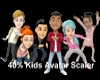 40% Avatar Scaler Kids