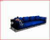 blue & black couch