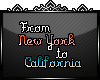 v|New York to California