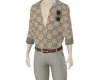 casual suit beige