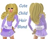 Cute Child Hair Blond