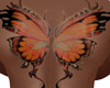 Orange Butterfly Tattoo