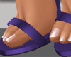 Purple Ankle Strap Heels