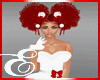 DjElea_Outfit_1679, RED AFRO BUNCHES CHRISTMAS, FIT, LIGHTS, DAN