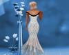Elegent White Lace Gown