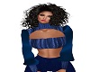Navy 2 tone top