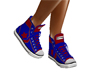 red/blue cute shoes