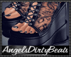 Leather lace boots