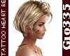 GI*TATTOO HEART RED FACE