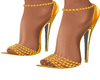 Gold Naoemi Heels