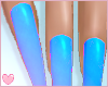 Neon Icy Coffin Nails