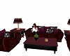 Burgundy Cabin Couch