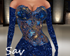 Glamour Glitz-Blue