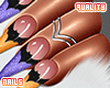 q. Glitter Bat Nails XL