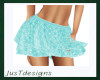 JT Ruffled Mini Teal