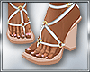 B* Kat White Sandals