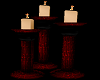 Rose Red Candles