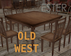 SALOON TABLE OLD WEST