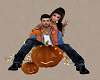 Couples Fall PumpkinPose