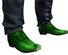 Green Cowboy Boots 2 M